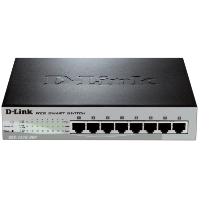D-Link DES-1210-08P, Power over Ethernet