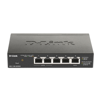 D-Link DGS-1100-05PDV2, Power over Ethernet D-Link DGS-1100-05PDV2, Power over Ethernet