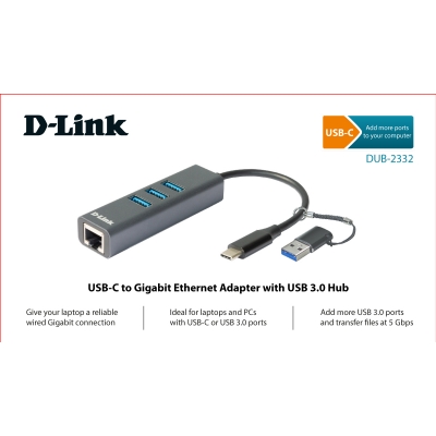 D-Link DUB-2332, Сетевые адаптеры D-Link DUB-2332, Сетевые адаптеры